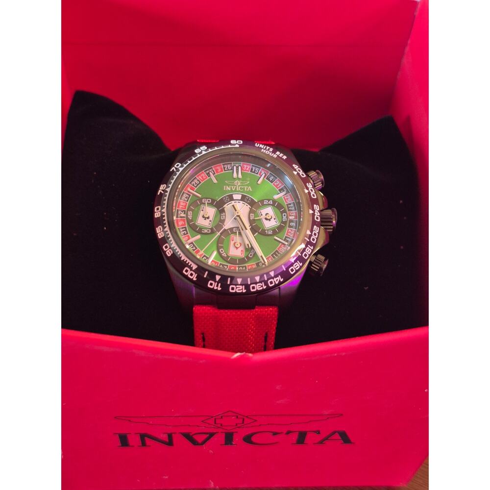 Invicta Speedway Montecarlo Men's Watch 40mm Casino Roulette wheel